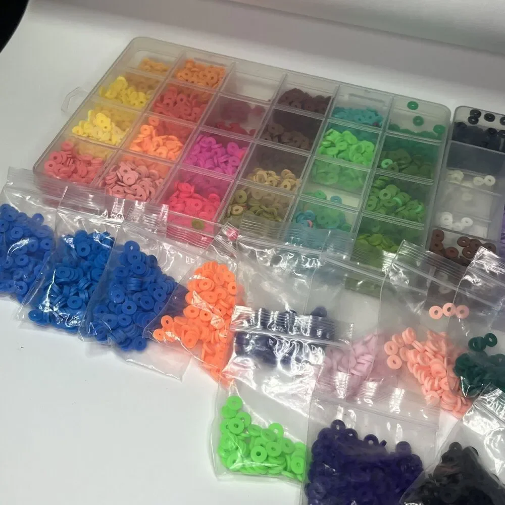 Clay Bead Set bundle ,assorted colors clay beads